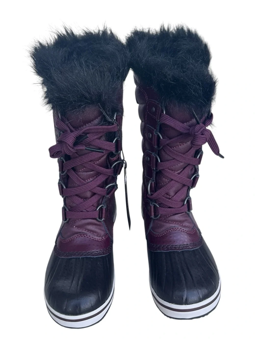 Sorel Youth Tofino II Snow Boots In Epic Plum Size 1